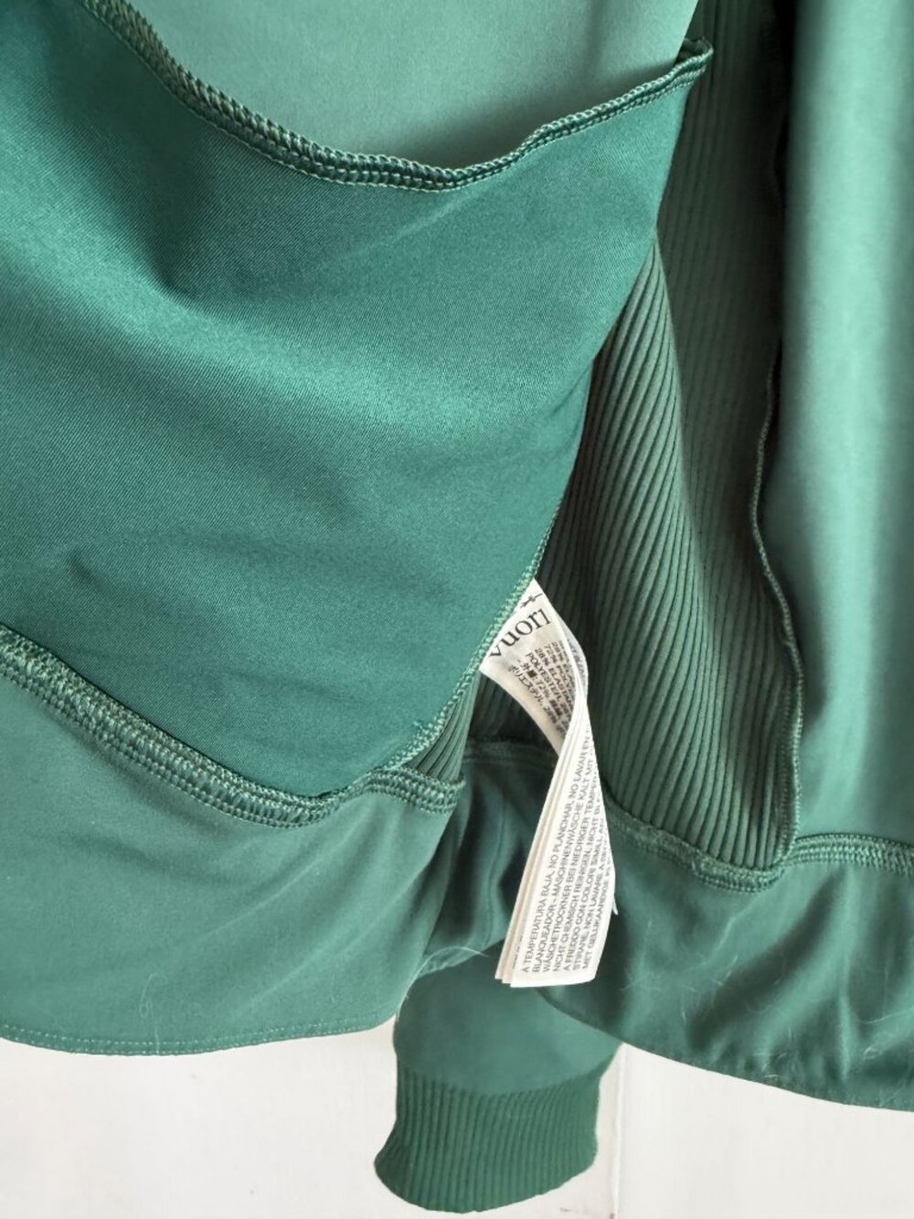 Vuori Green Zip-Up Hooded Jacket - Picture 3 of 5